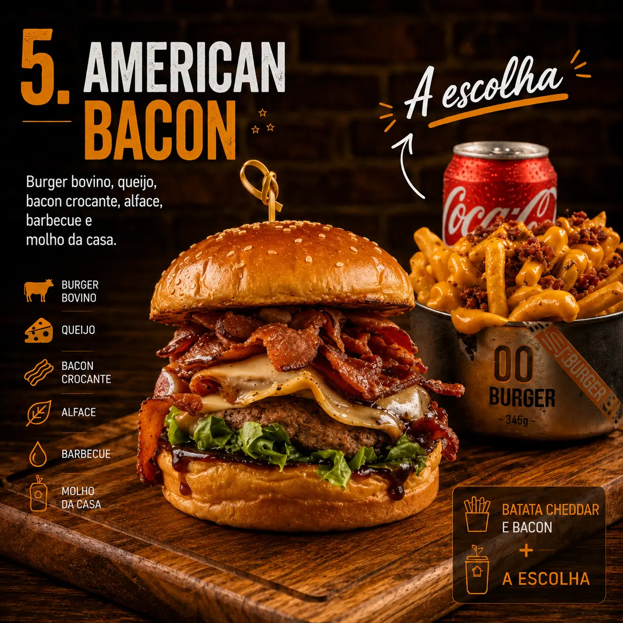 Combo American Bacon